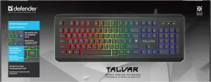 Defender - Проводная игровая клавиатура Talvar GK-558