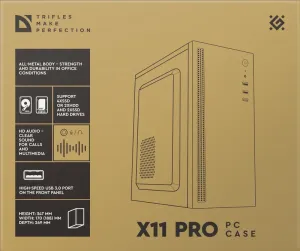 Defender - Корпус компьютерный X11 Pro
