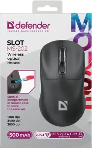 Defender - Беспроводная оптическая мышь Slot (Слот) MS-202