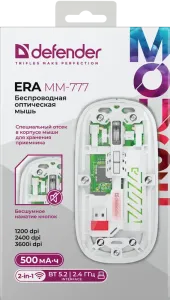 Defender - Беспроводная оптическая мышь Era MM-777