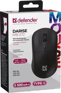 Defender - Беспроводная оптическая мышь Darise (Дариз) MB-272