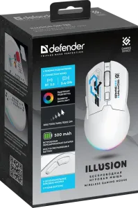 Defender - Беспроводная игровая мышь Illusion (Иллюзия) GM-788