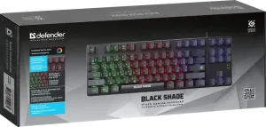 Defender - Проводная игровая клавиатура Black Shade ЧернаяТень GK-006