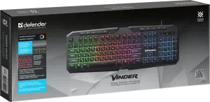 Defender - Проводная игровая клавиатура Vinder (Виндер) GK-211