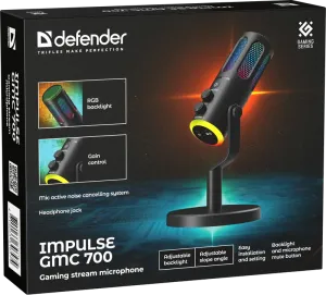 Defender - Игровой стрим микрофон Impulse GMC 700 (Импульс)