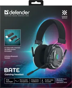 Defender - Игровая гарнитура Bate (Гнев)