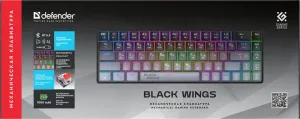 Defender - Механическая клавиатура Black Wings Крылья Тьмы GK-008