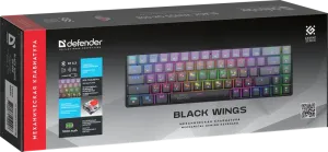 Defender - Механическая клавиатура BlackWings (КрыльяТьмы) GK-008