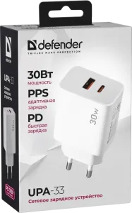 Defender - Сетевое зарядное устройство UPA-33