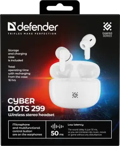 Defender - Беспроводная гарнитура CyberDots 299 (Кибердотс)