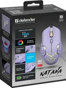 Defender - Беспроводная игровая мышь Katana (Катана) GM-511