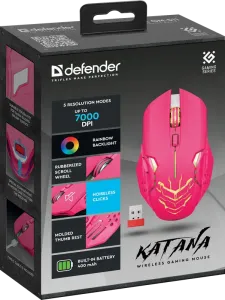 Defender - Беспроводная игровая мышь Katana (Катана) GM-511