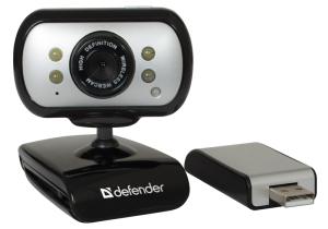 Defender - Веб-камера 0,3МП GLory 340 Wireless