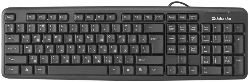Defender - Проводная клавиатура Element HB-520 PS/2