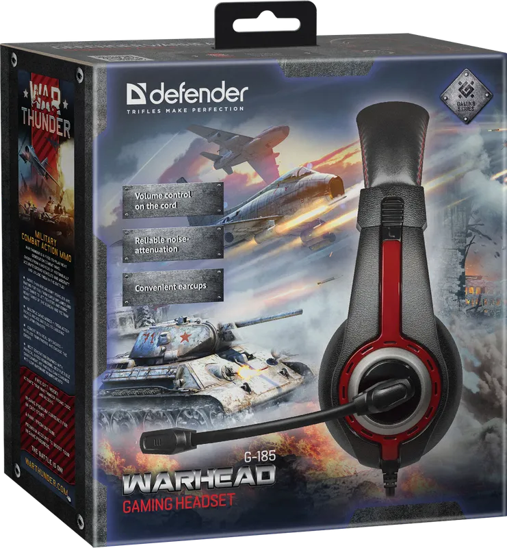 Defender - Игровая гарнитура Warhead G-185