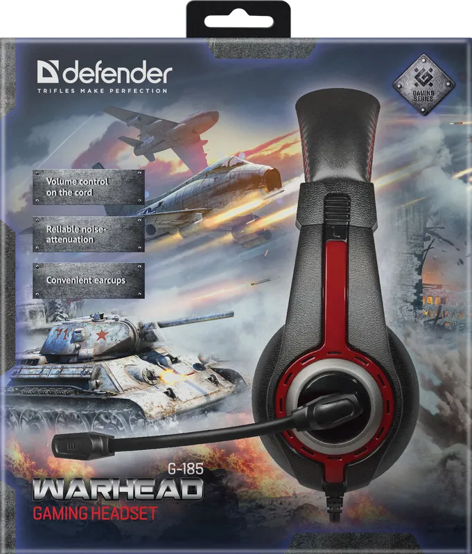 Defender - Игровая гарнитура Warhead G-185