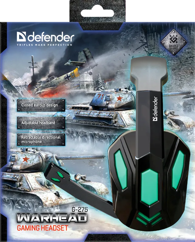 Defender - Игровая гарнитура Warhead G-275