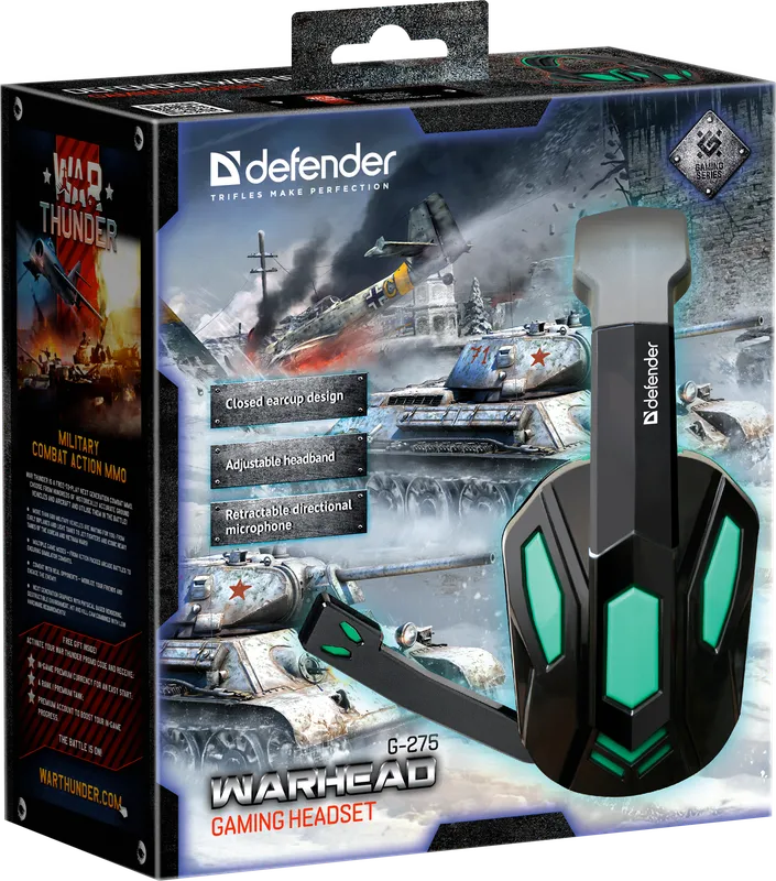 Defender - Игровая гарнитура Warhead G-275