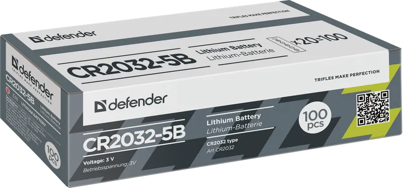 Defender - Батарейка литиевая CR2032-5B