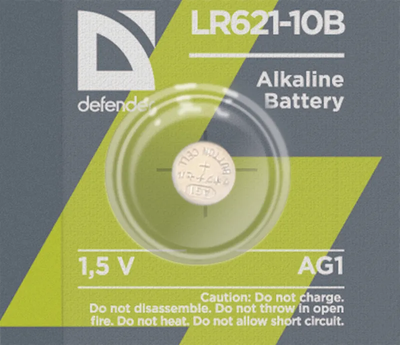 Defender - Батарейка алкалиновая LR621-10B