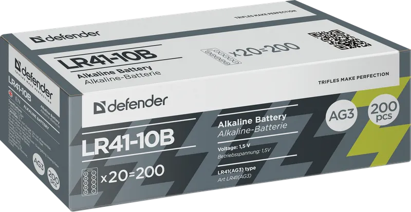 Defender - Батарейка алкалиновая LR41-10B