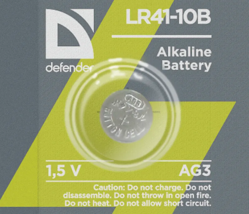 Defender - Батарейка алкалиновая LR41-10B