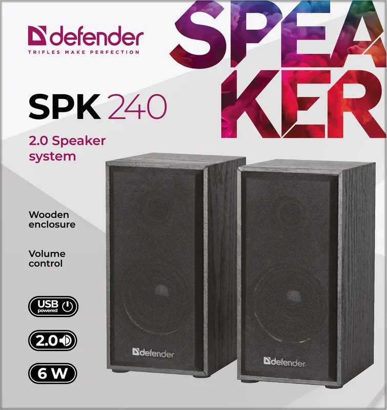 Defender - Акустическая 2.0 система SPK 240