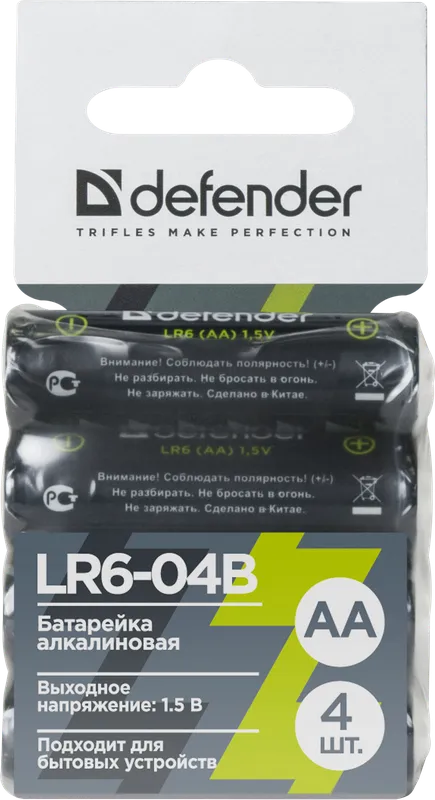 Defender - Батарейка алкалиновая LR6-04B