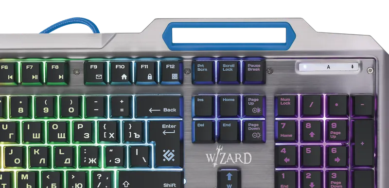 Defender - Проводная игровая клавиатура Wizard GK-230DL