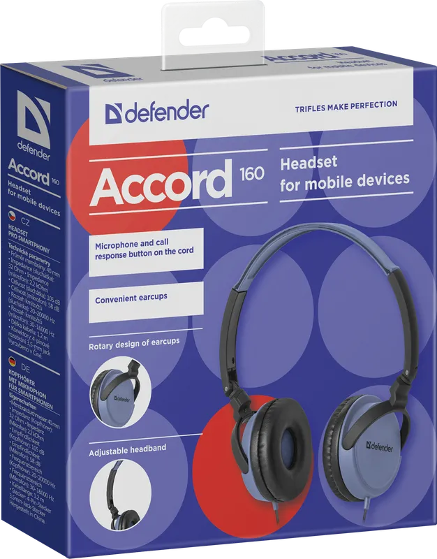 Defender - Гарнитура для смартфонов Accord 160