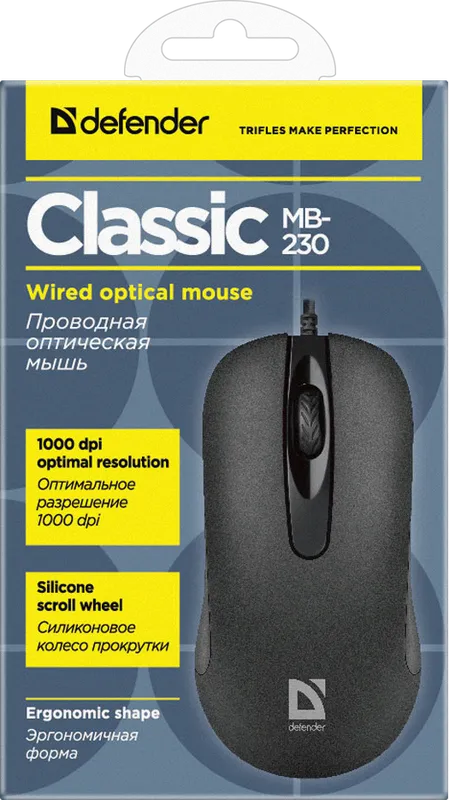 Defender - Проводная оптическая мышь Classic MB-230