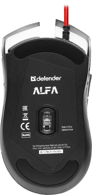 Defender - Проводная игровая мышь Alfa GM-703L