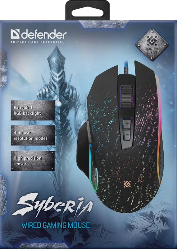 Defender - Проводная игровая мышь Syberia GM-680L