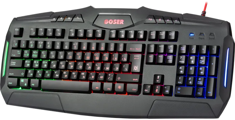 Defender - Проводная игровая клавиатура Goser GK-772L
