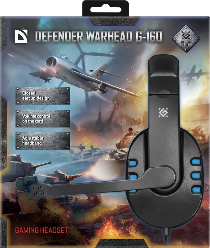 Defender - Игровая гарнитура Warhead G-160
