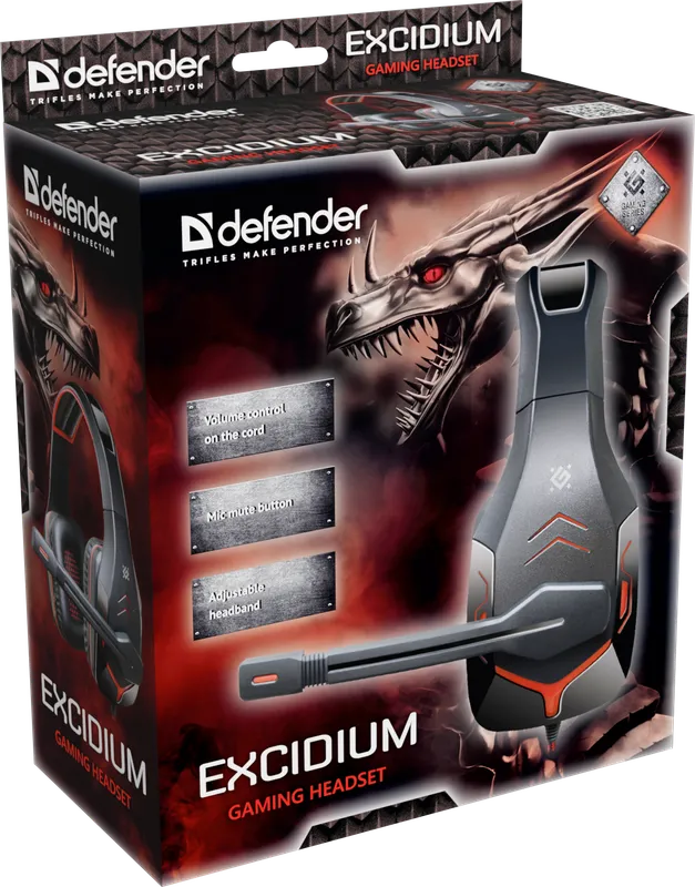 Defender - Игровая гарнитура Excidium