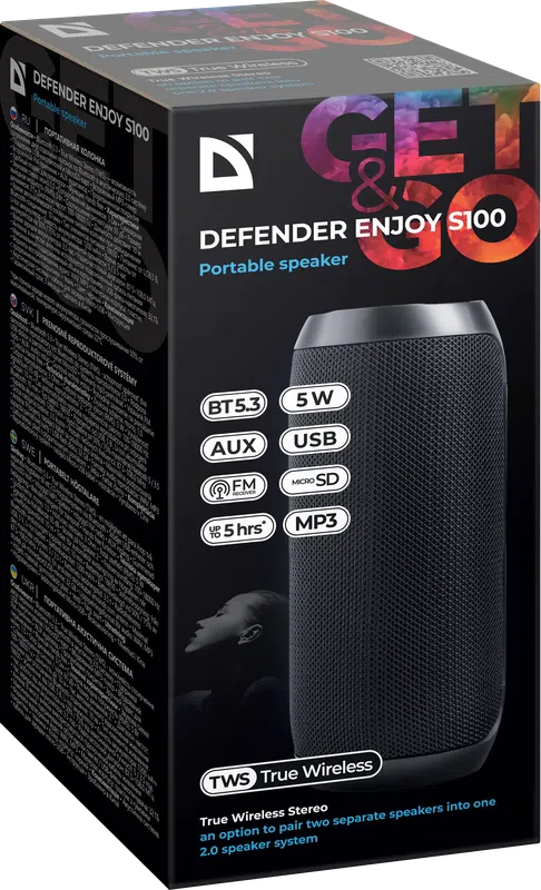 Defender - Портативная колонка Enjoy S100