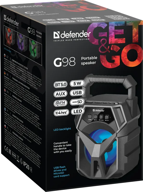 Defender - Портативная колонка G98