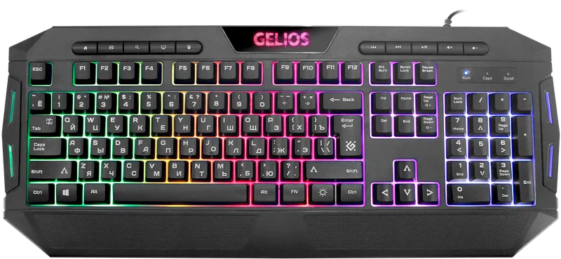 Defender - Проводная игровая клавиатура Gelios GK-174DL