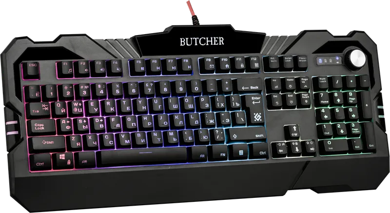 Defender - Проводная игровая клавиатура Butcher GK-193DL