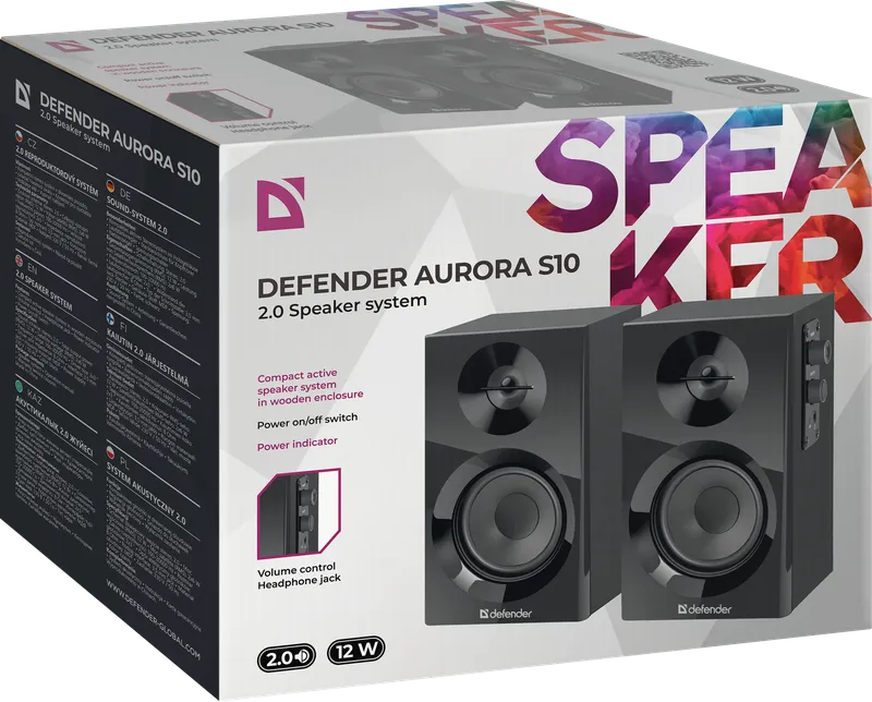 Defender - Акустическая 2.0 система Aurora S10