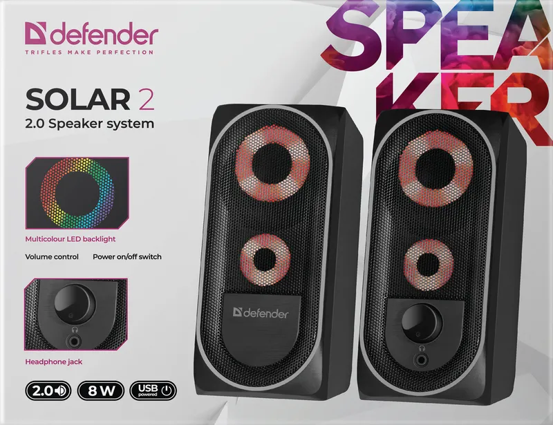 Defender - Акустическая 2.0 система Solar 2