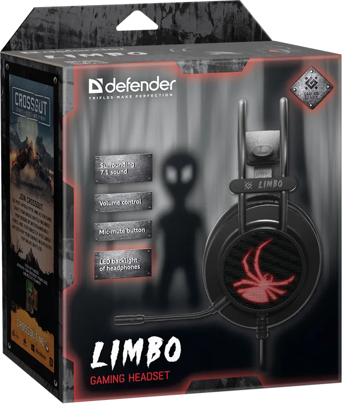 Defender - Игровая гарнитура Limbo