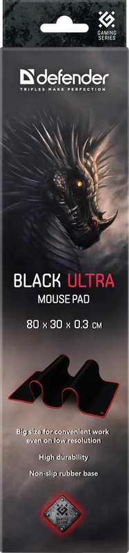 Defender - Коврик для компьютерной мыши Black Ultra