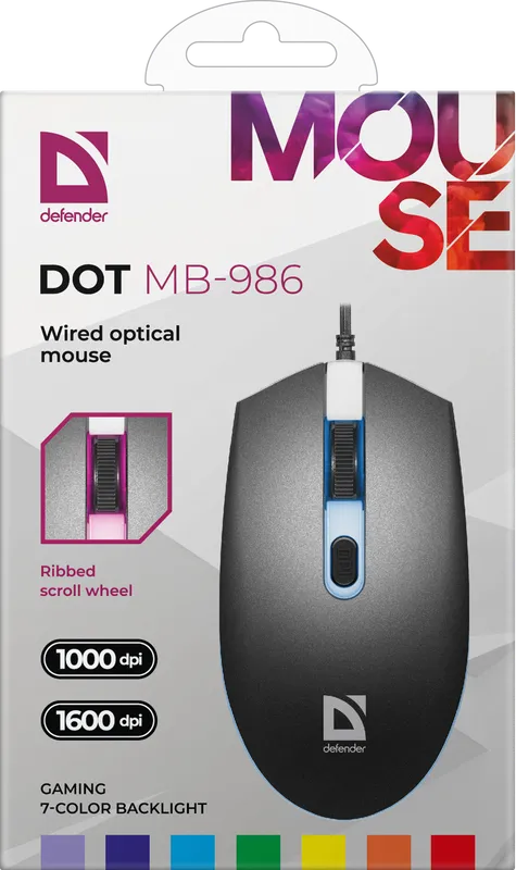 Defender - Проводная оптическая мышь Dot MB-986