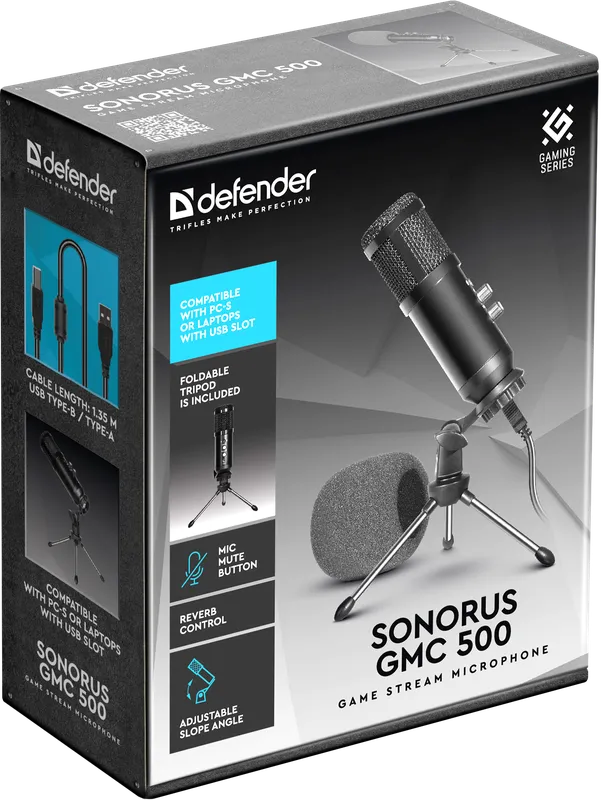 Defender - Игровой стрим микрофон Sonorus GMC 500