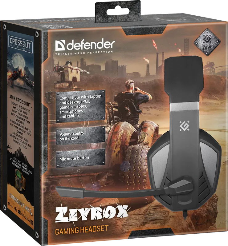 Defender - Игровая гарнитура Zeyrox
