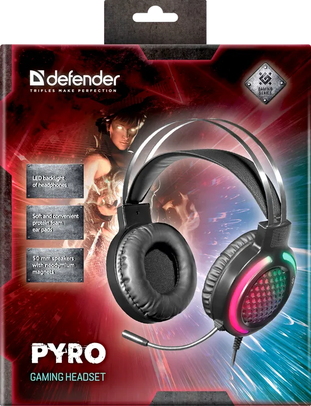 Defender - Игровая гарнитура Pyro