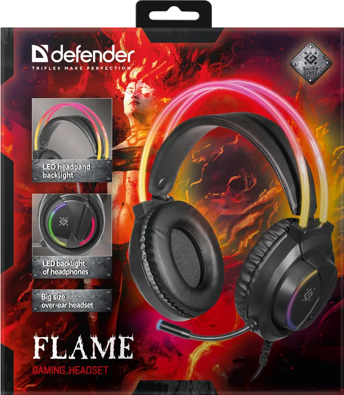 Defender - Игровая гарнитура Flame