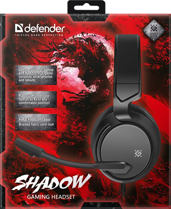 Defender - Игровая гарнитура Shadow